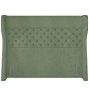 Ver imagem 6 de Kit Cabeceira Cama Box Casal 195cm Madrid com Puff Recamier Santorini Bouclê Oliva