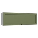 Ver imagem 1 de Armário Aéreo 100 Cm 1 Porta Basculante Branco/verde Vik Madesa
