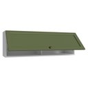 Ver imagem 4 de Armário Aéreo 100 Cm 1 Porta Basculante Branco/verde Vik Madesa