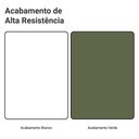 Ver mais imagens de Armário Aéreo 100 Cm 1 Porta Basculante Branco/verde Vik Madesa