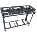 Ver imagem 1 de Fogão Industrial 3 Bocas Baixa Pressão P5 3QD MetalFour