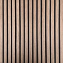 Ver imagem 2 de Ripado Acústico de Madeira Mdf Clara com Base de Poliuretano Antiruído Ydècory