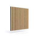 Ver imagem 1 de Ripado Acústico de Madeira Mdf Clara com Base de Poliuretano Antiruído Ydècory