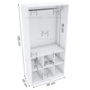Ver imagem 2 de MÓDULO CLOSET COLMEIA CABIDEIRO M146.2021.B (CASA, LOJA) MUNDI MOVEIS
