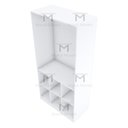 Ver imagem 4 de MÓDULO CLOSET COLMEIA CABIDEIRO M146.2021.B (CASA, LOJA) MUNDI MOVEIS