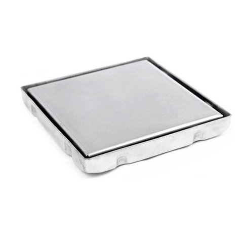 Ralo Oculto 15x15 Inox Invisivel Banheiro Lavabo Anti Odor Cozinha Lavanderia Varanda Discreto Segur
