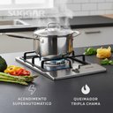 Ver imagem 3 de Cooktop a Gás 1b Inox Bivolt