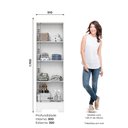 Ver imagem 4 de Armário Multiuso 2 Portas 3 Prateleiras B387 Briz
