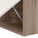 Ver imagem 5 de Armario Aereo Basculante MDF 60 cm Kali 166771 Carvalho Toq Off White Nicioli