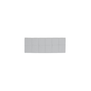 Cabeceira Painel Nina Queen 160cm X 50cm Couro Branco Ms Decor