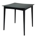 Ver imagem 1 de Mesa Tramontina Diana Preta 70cm em Polipropileno com Pés de Madeira