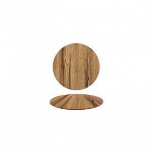 Tampo Em Mdf 18mm Redondo 120 Cm - Freijó Cor Marrom