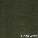 Ver mais imagens de Divã Recamier Curvo Sala de Estar Recepção Inglaterra 200cm Pés Metal Preto Lado Direito Linho Verde