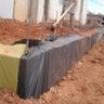 Lona Impermeabilizante 01x2,06m Blackout para Muro de Arrimo Construção Civil Leve Impermeável - 1