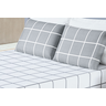 Jogo de cama queen com elástico 198cm x 158cm lençol para casal quim com 3 peças - 2
