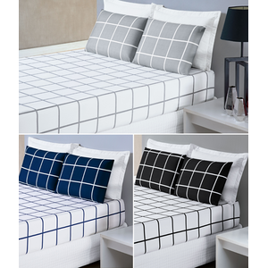 Jogo de cama queen com elástico 198cm x 158cm lençol para casal quim com 3 peças