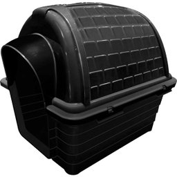 Casa Plástica Iglu N3 Preta da Furacão Pet - 1