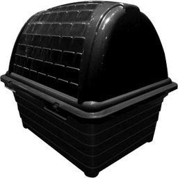 Casa Plástica Iglu N3 Preta da Furacão Pet - 3