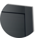 Ver imagem 5 de Porta Lambril c/Friso c/Puxador e. Super Preto Dourado 80 Brimak