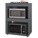 Ver imagem 1 de Balcao com Tampo para Forno e Cooktop 75 Cm Adriana Cinza Reajl