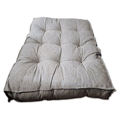 Almofada Futon Alto Linho Twist 120x80 Gigante Qualidade Crú
