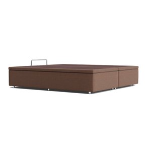 Base Box Queen 39x158x198cm com Baú Ortobom