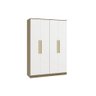 Guarda Roupa Closet Modulado Componível 4 Portas Modulado Adapt N536 Kappesberg- Nogueira/branco - 1