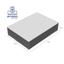 Ver imagem 3 de Base Box Casal 39x138x188cm com Baú Ortobom Cinza