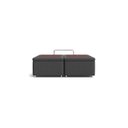 Ver imagem 2 de Base Box Casal 39x138x188cm com Baú Ortobom Cinza