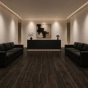 Ver imagem 1 de Piso Vinílico em Manta PVC 0,7mm Antiderrapante 8m² Imita Madeira Fosco Cacau
