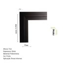 Ver imagem 3 de Guarnição 07cm x 15mm Metro Linear Barra 225cm Guarnições Preto Graddus