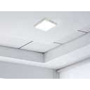 Ver imagem 4 de Painel Plafon Luminária Led Quadrado Sobrepor 18w 6500/3000k:quente