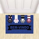 Ver imagem 1 de Tapete Capacho Bem Vindo Pets 60x40 Cm Decoração para Casa.