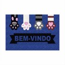 Ver imagem 2 de Tapete Capacho Bem Vindo Pets 60x40 Cm Decoração para Casa.