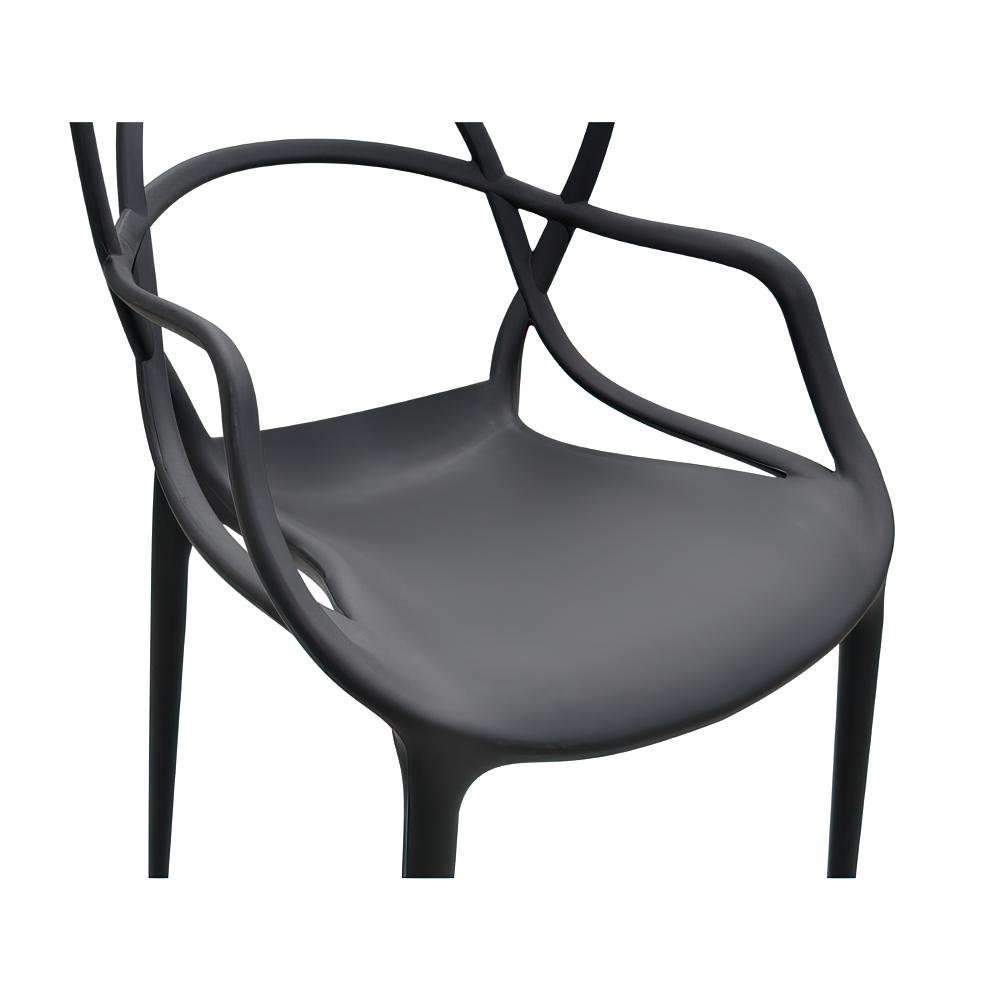 Kit 6 Cadeiras Allegra - Preto - 6