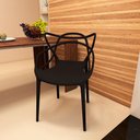 Ver imagem 3 de Kit 6 Cadeiras Polipropileno Allegra La Mobilia: Design para Sala de Jantar e Varanda