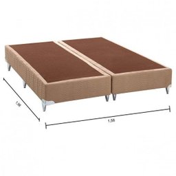 Base Box Queen 30x158x198cm Ortobom Bege - 2 Base Box Queen 30x158x198cm Ortobom Bege - 2