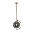 Ver imagem 1 de PENDENTE ORBIS 1XE27 GOLD E AMBER - HEVVY