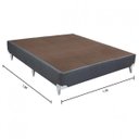 Ver imagem 2 de Base Box Casal 30x138x188cm Ortobom Cinza