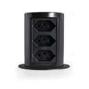 Ver imagem 1 de Torre de Tomada Slim Automático 3 Tomadas 10a Cinza