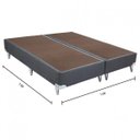 Ver imagem 2 de Base Box Queen 30x158x198cm Ortobom Cinza