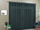 Ver imagem 4 de Cortina Voil Quarto Ou Sala 3,00x2,30 Ilhós Cromado:Palha