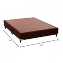 Ver imagem 2 de Base Box Casal 30x138x188cm Ortobom Marrom