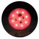 Ver imagem 1 de Mini Refletor Led Decorativo Econômico - Base Preta Vermelho - 220v