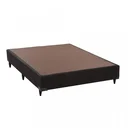 Ver imagem 1 de Base Box Sommier Casal Camurça Ortobom 30x138x188cm Preto