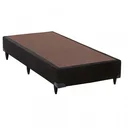 Ver imagem 1 de Base Box Sommier Solteiro Camurça Ortobom 30x88x188cm Preto