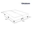 Ver imagem 2 de Base Box Sommier Queen Corino Ortobom 30x158x198cm