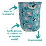 Cesto Organizador De Brinquedos Roupas Multiuso Em Tecido Cesta Dobrável 40x50cm Sereia - 2