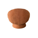 Ver imagem 7 de Poltrona Decorativa Fixa Orgânica para Sala de Estar Cogumelo Bouclê Moscow Terracota Vimont Moveis