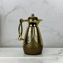 Ver imagem 4 de Elegante Garrafa Térmica Bege com Detalhes Dourado 700ml Prime Home Decor 36551